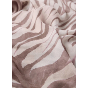 Mint Velvet Brown Zebra Print Lightweight Scarf